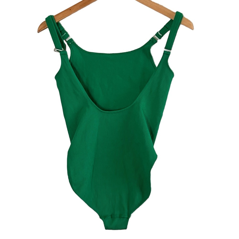 Urban Outfitters | Out from Under green ribbed knit stretch scoop neck b… - Picture 5 of 9